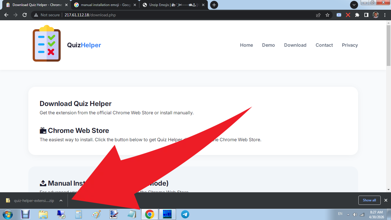 Step 1 - Download ZIP