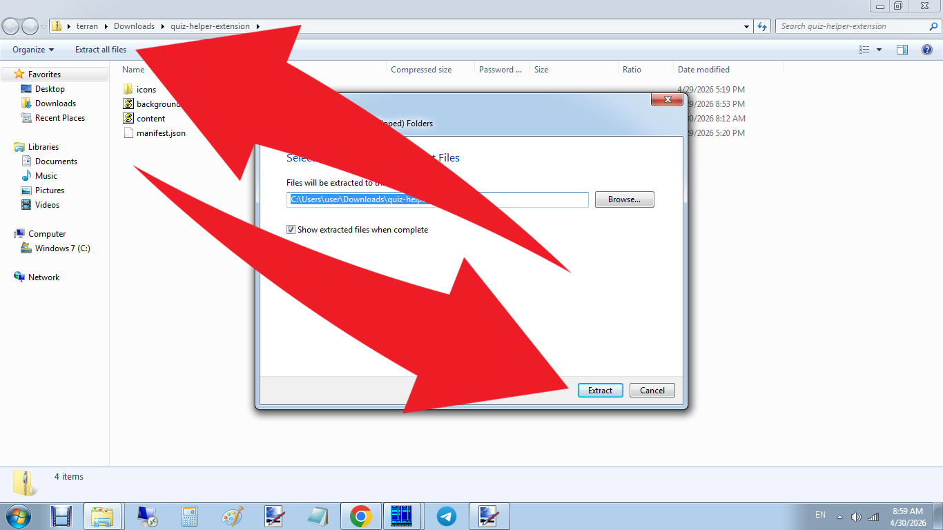 Step 2 - Extract ZIP